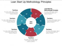 Lean start up methodology principles ppt powerpoint presentation designs cpb