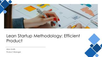 Lean Startup Methodology Efficient Product PPT Structure AT