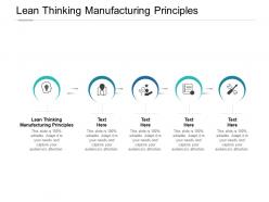 Lean thinking manufacturing principles ppt powerpoint presentation shapes cpb