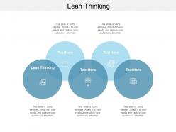 Lean thinking ppt powerpoint presentation ideas display cpb
