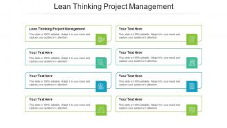 Lean thinking project management ppt powerpoint presentation slides backgrounds cpb