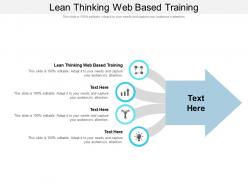 Lean thinking web based training ppt powerpoint presentation infographics introduction cpb