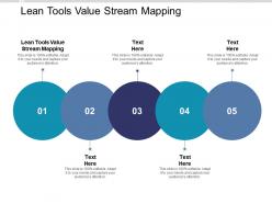 Lean tools value stream mapping ppt powerpoint presentation summary elements cpb