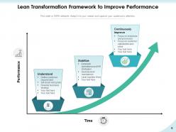 Lean Transformation Strategy Organization Success Framework Performance