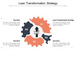 Lean transformation strategy ppt powerpoint presentation ideas background designs cpb