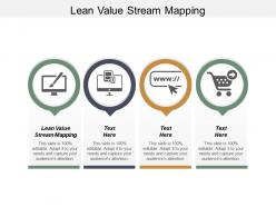 Lean value stream mapping ppt powerpoint presentation infographic template professional cpb