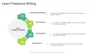 Learn Freelance Writing Advice Writers Job In Powerpoint And Google Slides Cpb