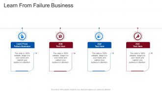 Learn From Failure Business In Powerpoint And Google Slides Cpb