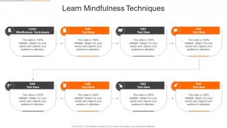 Learn Mindfulness Techniques In Powerpoint And Google Slides Cpb