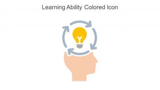 Learning Ability Colored Icon In Powerpoint Pptx Png And Editable Eps Format