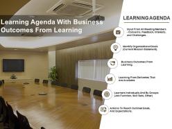 Learning Agenda With Business Outcomes From Learning