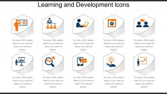 Learning and development icons powerpoint slide deck
