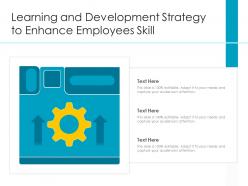 Learning and development strategy to enhance employees skill