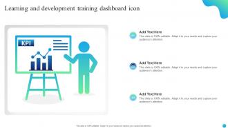 Learning And Development Training Dashboard Icon