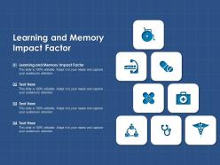 Learning and memory impact factor ppt powerpoint presentation outline samples