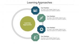 Learning approaches ppt powerpoint presentation pictures samples cpb