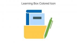 Learning Box Colored Icon In Powerpoint Pptx Png And Editable Eps Format