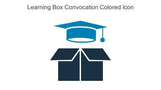 Learning Box Convocation Colored Icon In Powerpoint Pptx Png And Editable Eps Format