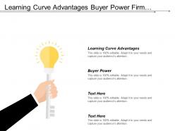 Learning curve advantages buyer power firm concentration ratio