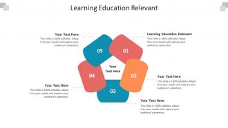 Learning education relevant ppt powerpoint presentation inspiration graphics pictures cpb
