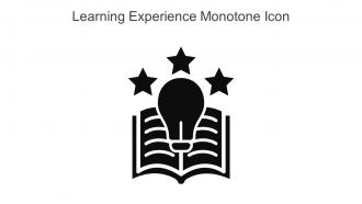 Learning Experience Monotone Icon In Powerpoint Pptx Png And Editable Eps Format