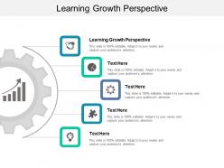 Learning growth perspective ppt powerpoint presentation model rules cpb