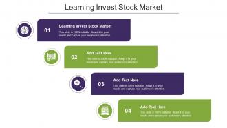 Learning Invest Stock Market Ppt Powerpoint Presentation Styles Ideas Cpb