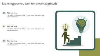 Learning Journey Icon For Personal Growth