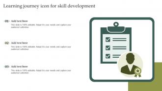 Learning Journey Icon For Skill Development
