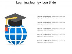 Learning journey icon slide