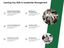 Learning key skills in leadership management delegating successfully ppt powerpoint templates