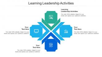 Learning leadership activities ppt powerpoint presentation inspiration backgrounds cpb