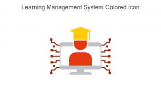 Learning Management System Colored Icon In Powerpoint Pptx Png And Editable Eps Format