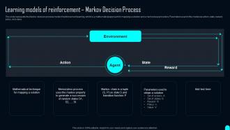 Learning Models Of Reinforcement Markov Decision Process