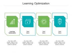 Learning optimization ppt powerpoint presentation portfolio microsoft cpb