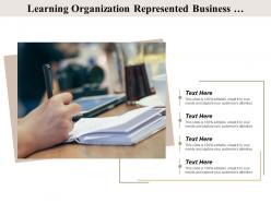 Learning organization represented business process continuous improvement