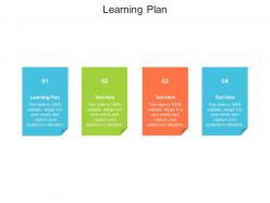 Learning plan ppt powerpoint presentation inspiration slideshow cpb