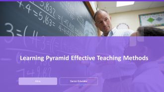 Learning Pyramid Effective Teaching Methods PPT Guidelines AT