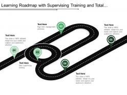 Learning roadmap with supervising training and total quality management