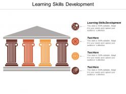 Learning skills development ppt powerpoint presentation file graphics template cpb