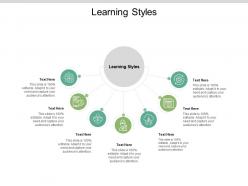 Learning styles ppt powerpoint presentation outline icon cpb