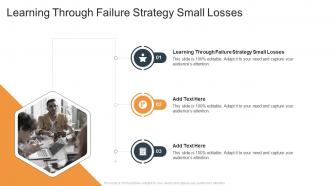 Learning Through Failure Strategy Small Losses In Powerpoint And Google Slides Cpb