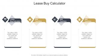 Lease Buy Calculator In Powerpoint And Google Slides Cpb