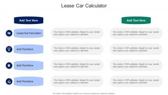 Lease Car Calculator In Powerpoint And Google Slides Cpb