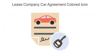 Lease Company Car Agreement Colored Icon In Powerpoint Pptx Png And Editable Eps Format