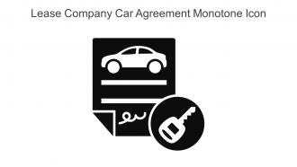 Lease Company Car Agreement Monotone Icon In Powerpoint Pptx Png And Editable Eps Format