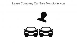 Lease Company Car Sale Monotone Icon In Powerpoint Pptx Png And Editable Eps Format