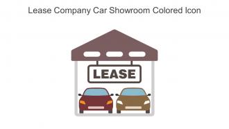 Lease Company Car Showroom Colored Icon In Powerpoint Pptx Png And Editable Eps Format