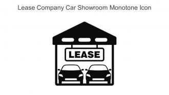 Lease Company Car Showroom Monotone Icon In Powerpoint Pptx Png And Editable Eps Format