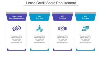 Lease Credit Score Requirement Ppt Powerpoint Presentation Infographics Cpb